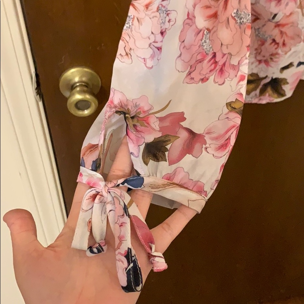Torrid Floral Cold Shoulder Top - Picture 3 of 6
